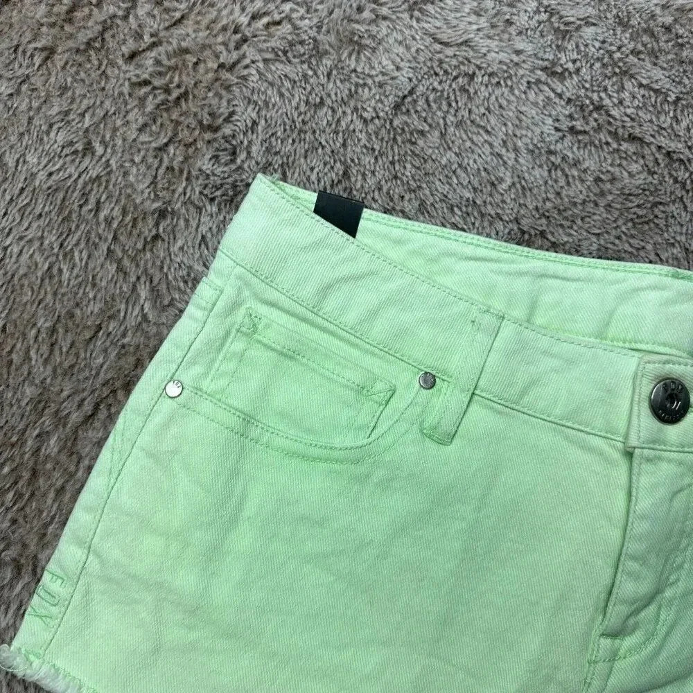 Fox Women's Outshine Cutoff Shorts Green Size 5 - Picture 6 of 16